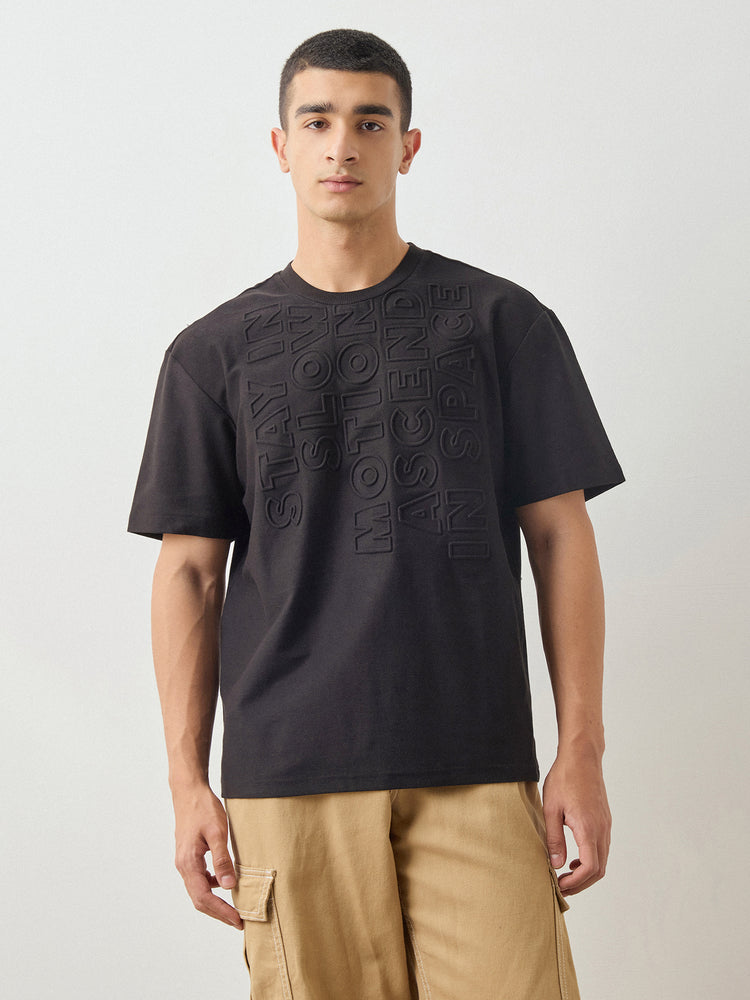 Relaxed Fit Embossed T-Shirt
