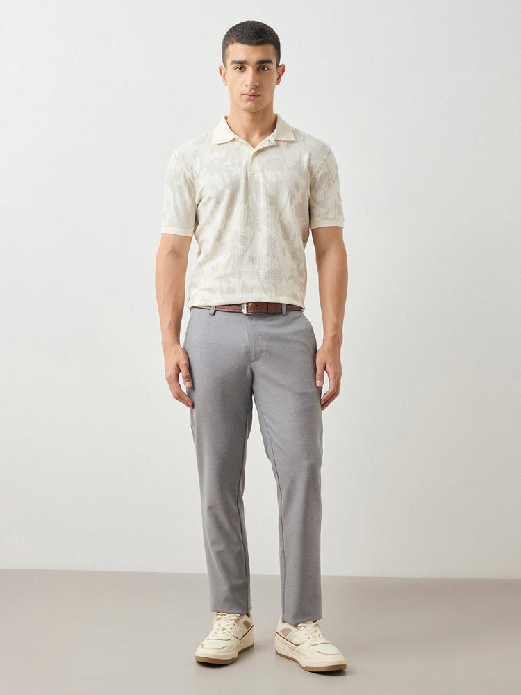 Floral Print Polo