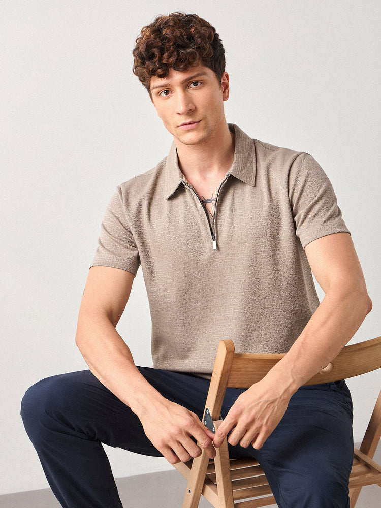 Regular Fit Zipped Polo