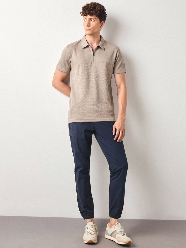 Regular Fit Zipped Polo