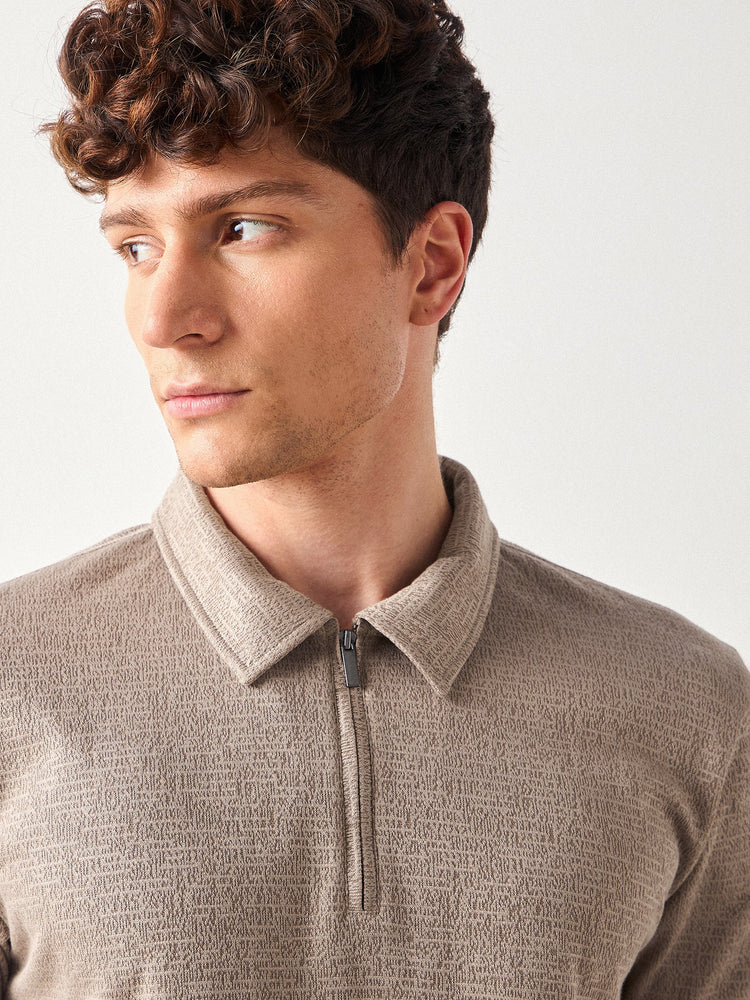 Regular Fit Zipped Polo