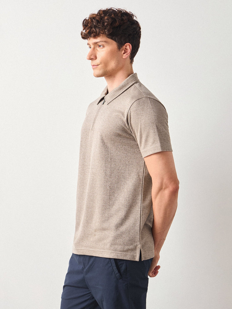 Regular Fit Zipped Polo
