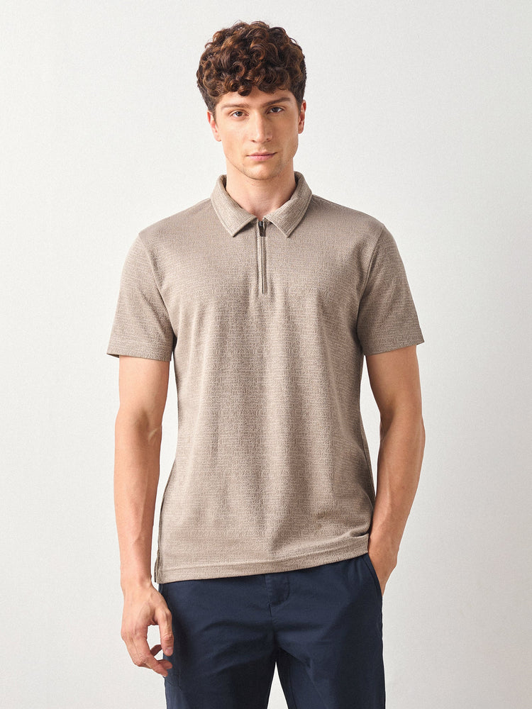 Regular Fit Zipped Polo
