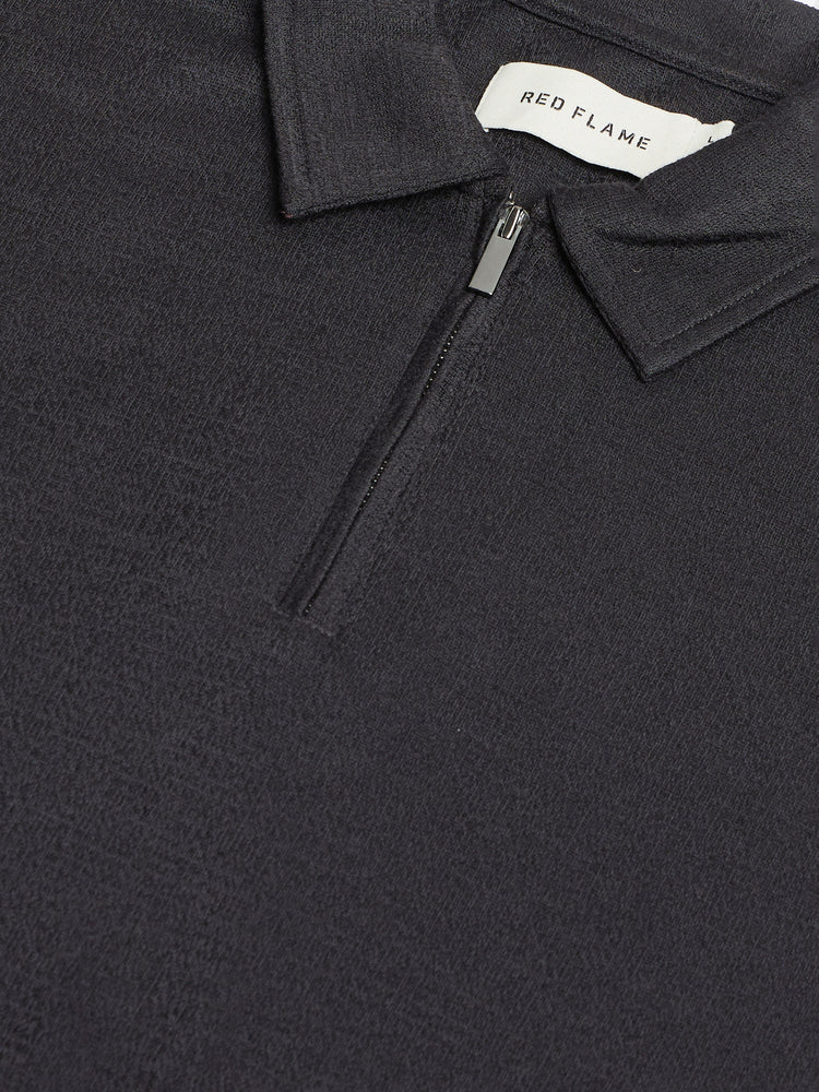 Regular Fit Zip Polo