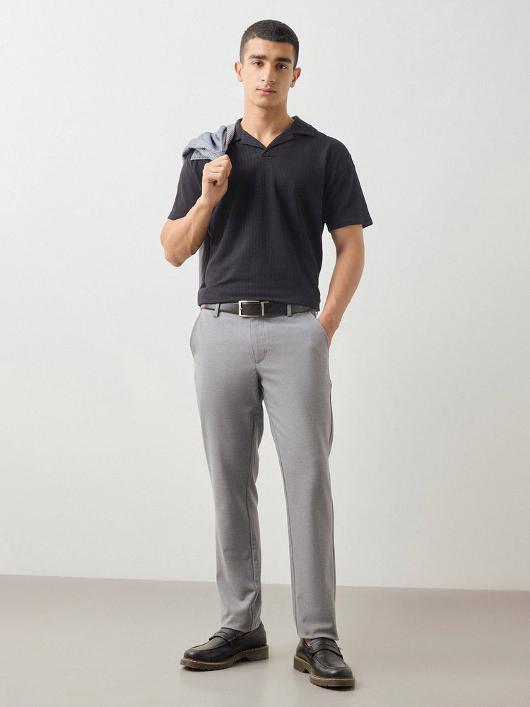 Relaxed Fit Seersucker Polo