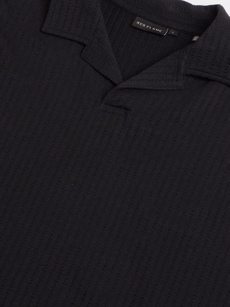 Relaxed Fit Seersucker Polo