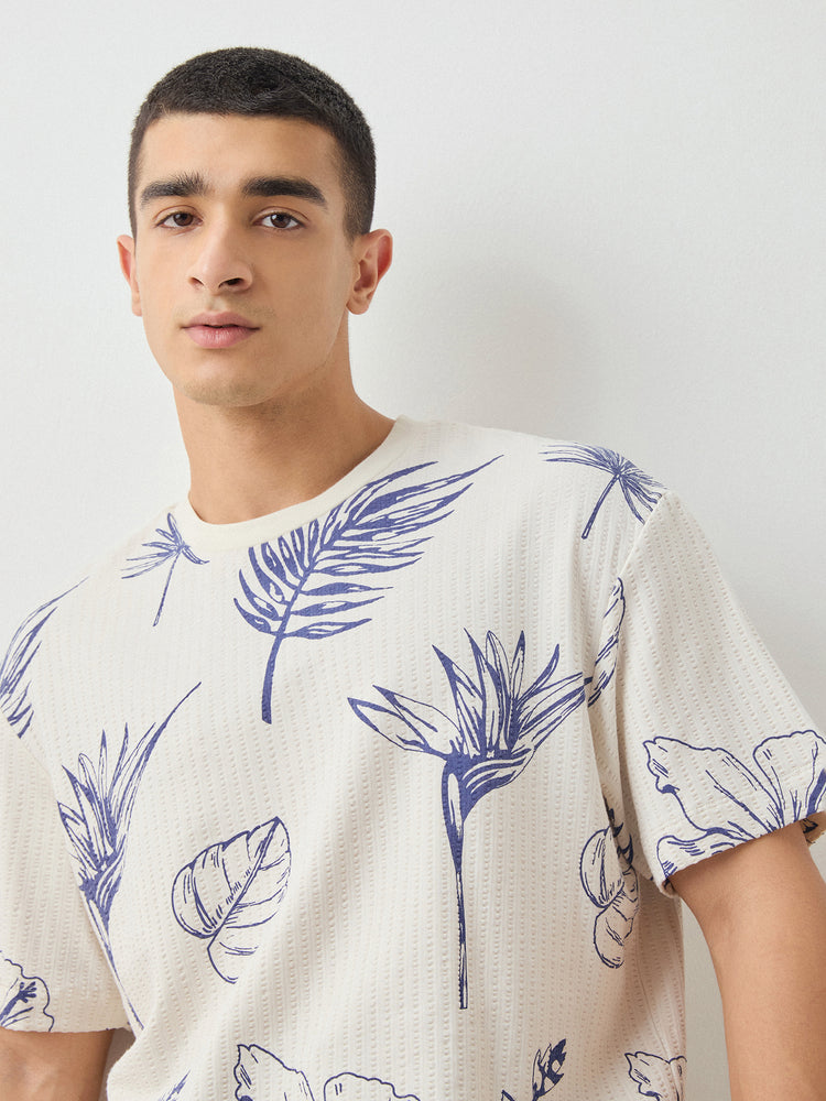 Relaxed Fit Floral Print T-Shirt