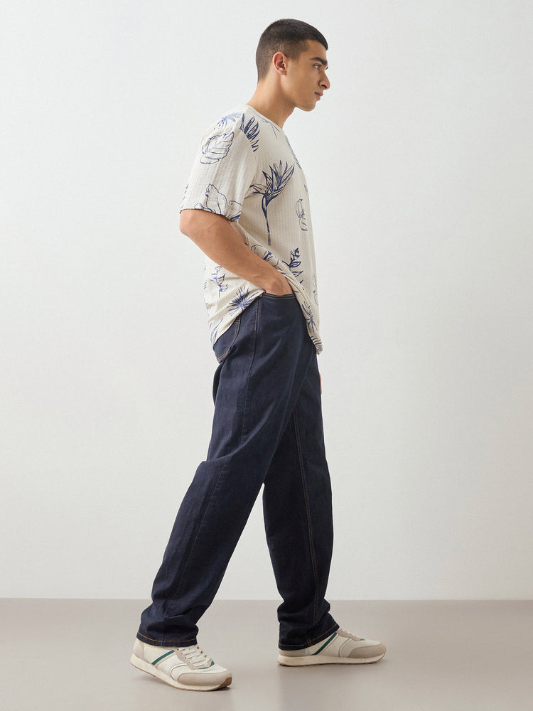 Relaxed Fit Floral Print T-Shirt