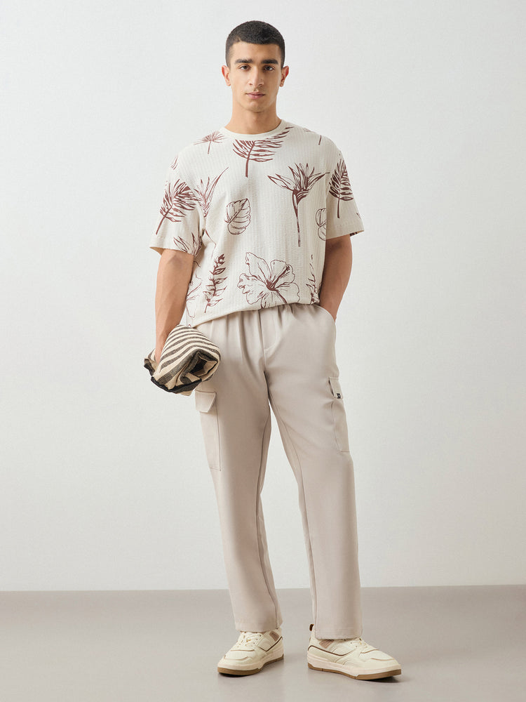 Relaxed Fit Floral Print T-Shirt