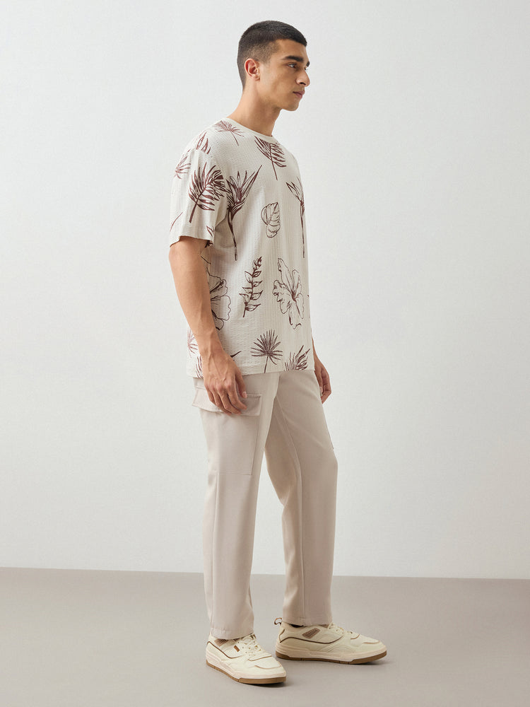 Relaxed Fit Floral Print T-Shirt