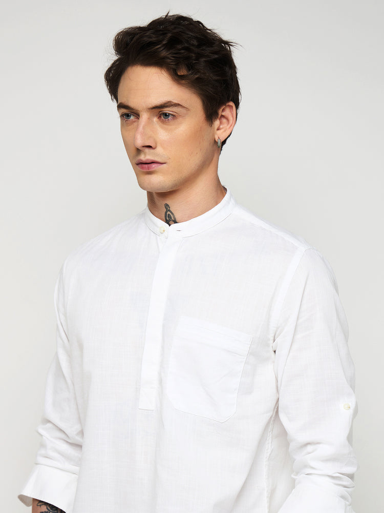 Slub Cotton Kurta