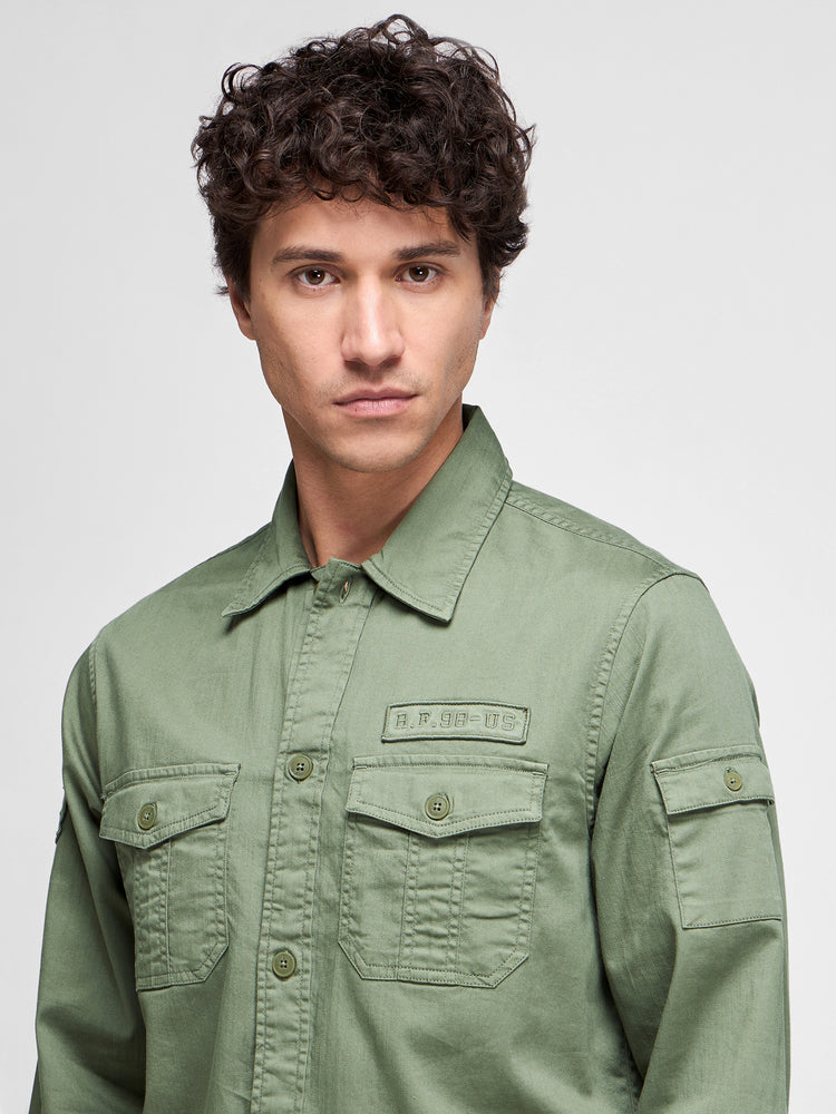 Garment Dyed Over Shirt
