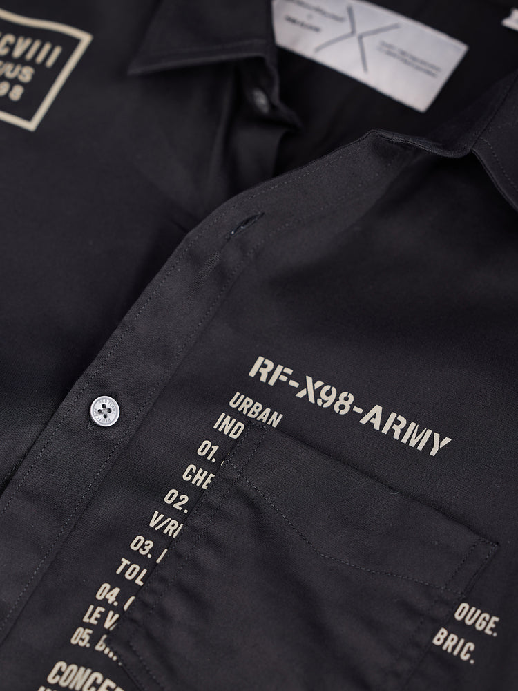 Front Graphic Stretch Shirt
