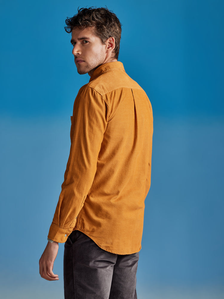 Khaki Corduroy Urban Shirt