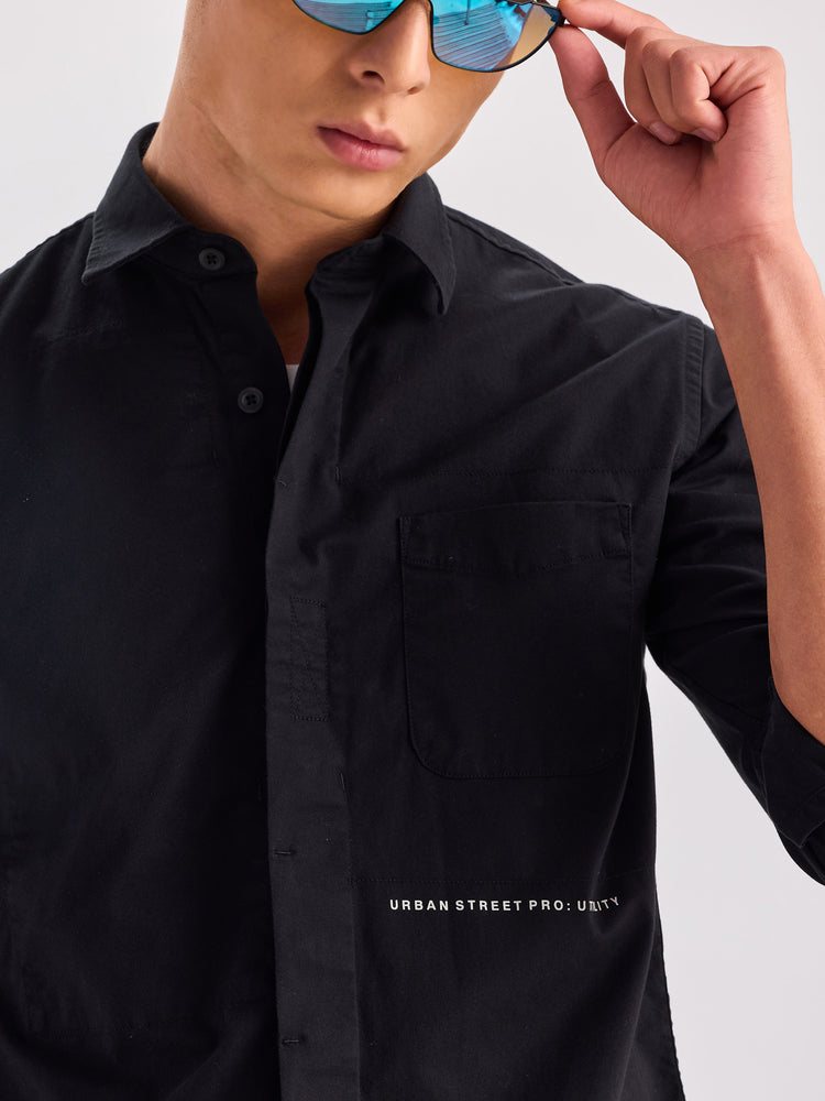 Black Street Wear Shirt