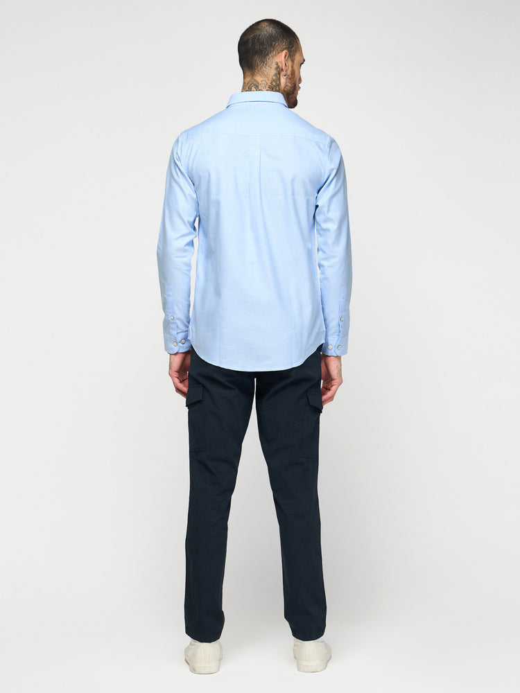 Chest Logo Oxford Stretch Shirt
