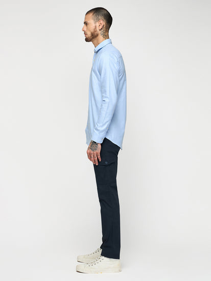 Chest Logo Oxford Stretch Shirt