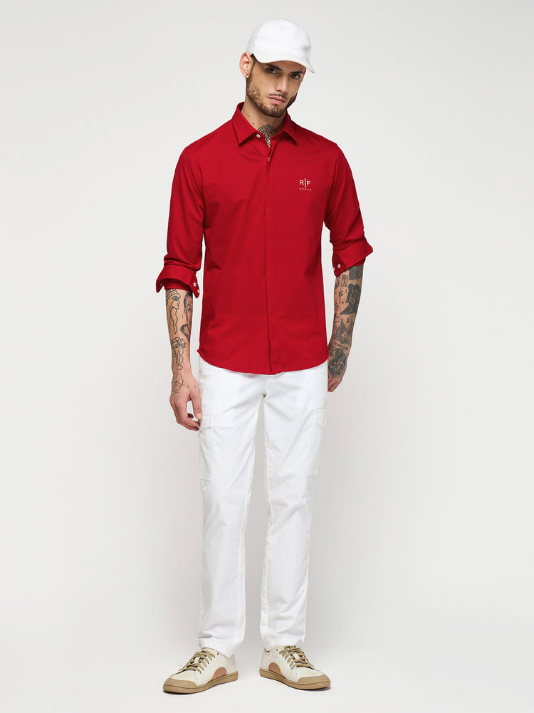 Chest Logo Pique Shirt