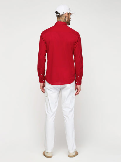 Chest Logo Pique Shirt