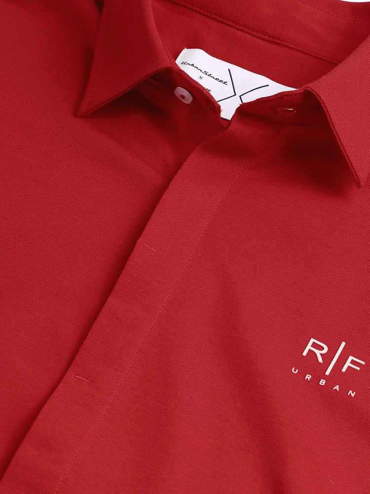 Chest Logo Pique Shirt