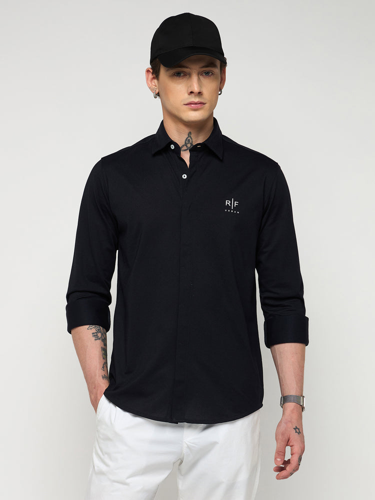 Chest Logo Pique Shirt
