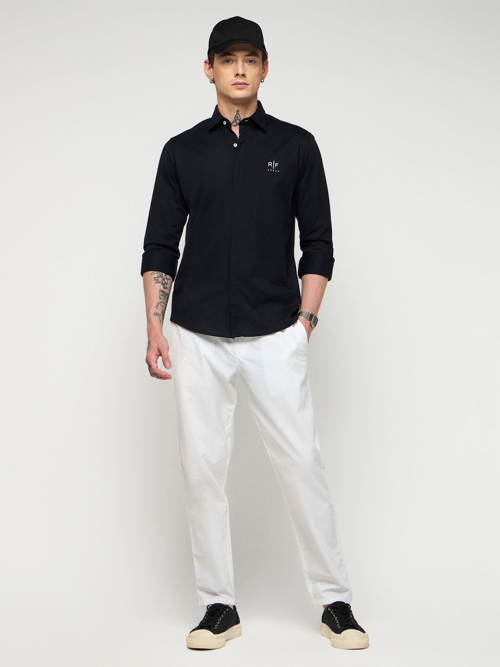 Chest Logo Pique Shirt