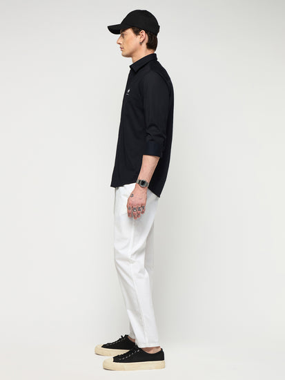 Chest Logo Pique Shirt