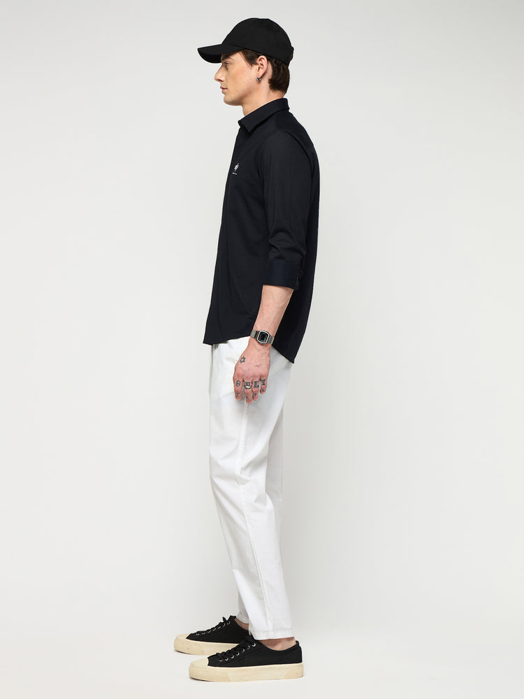 Chest Logo Pique Shirt