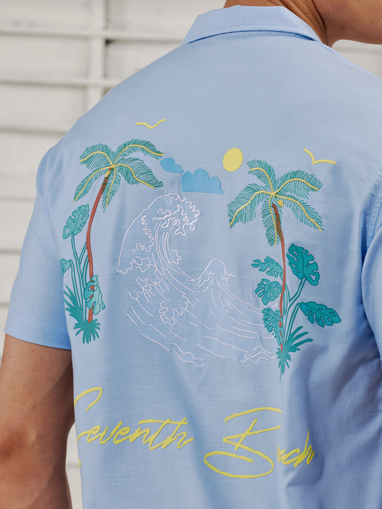 Blue Plain Shirt