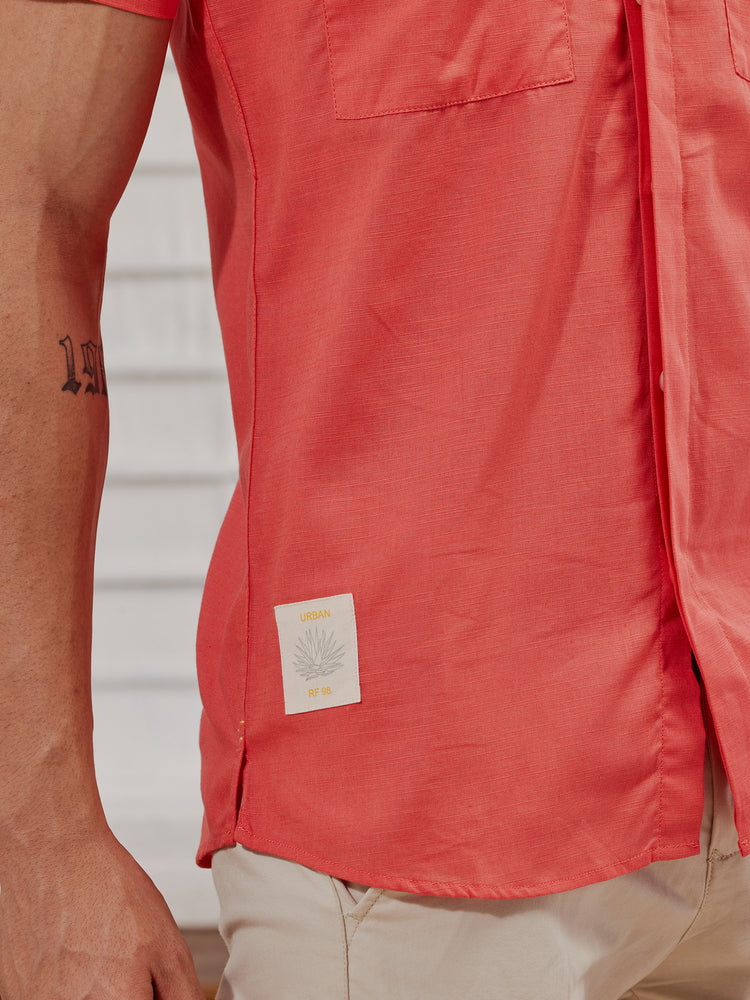Red Plain Shirt
