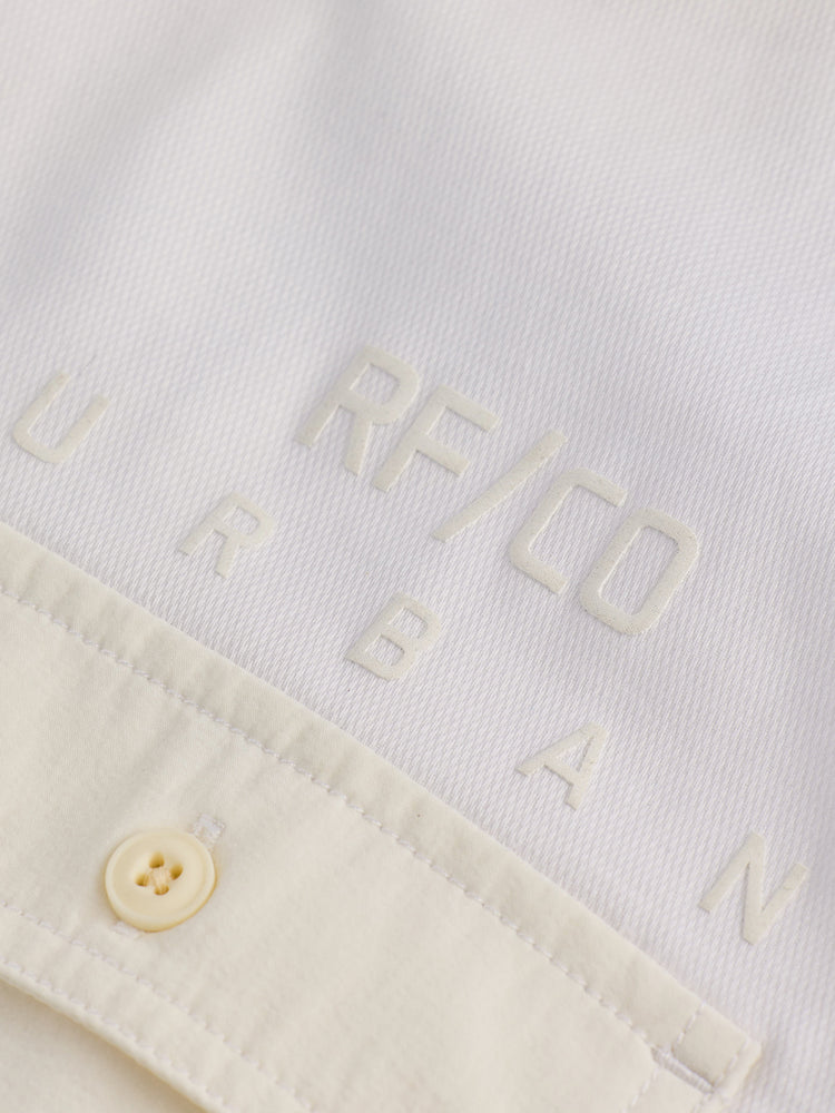White Solid Urban Shirt