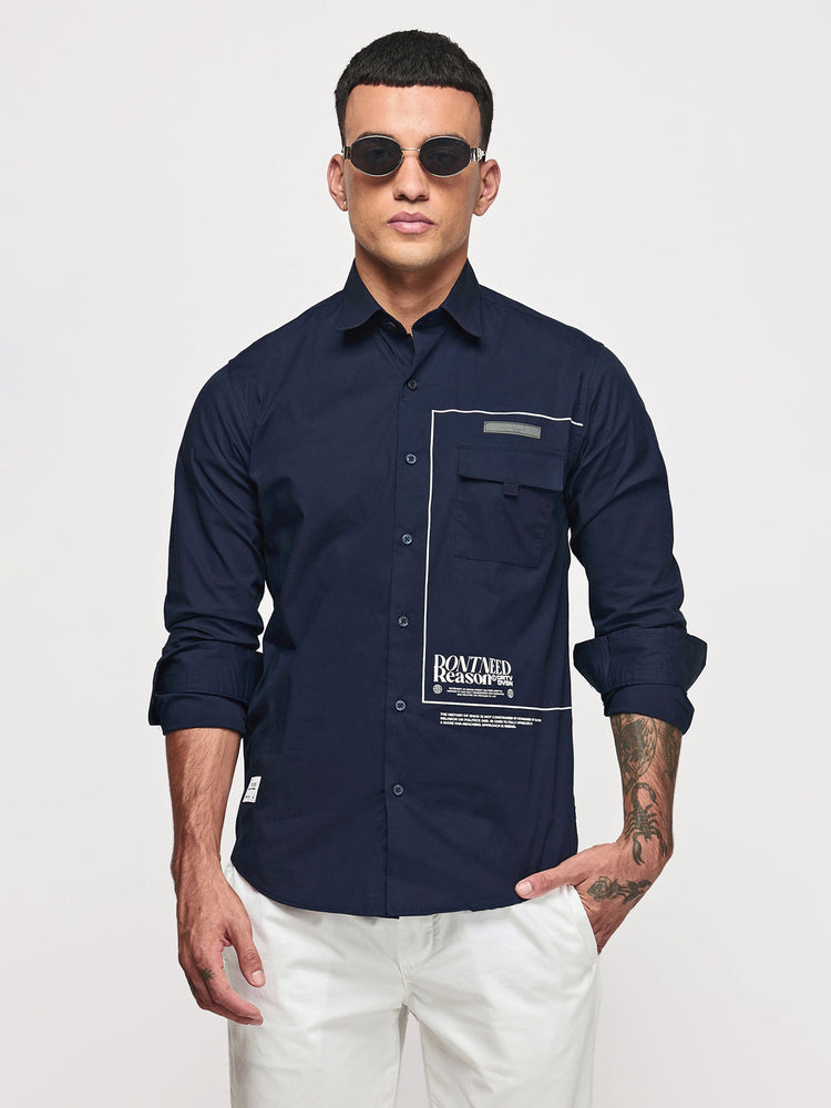 Front Graphic Stretch Shirt