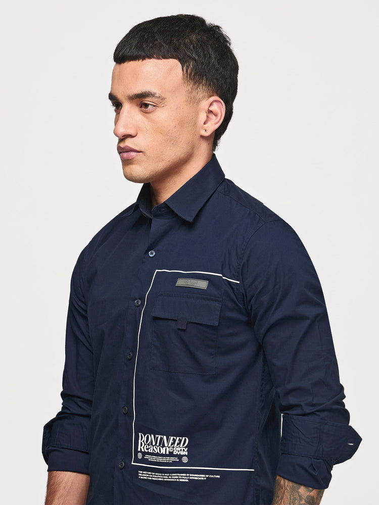 Front Graphic Stretch Shirt