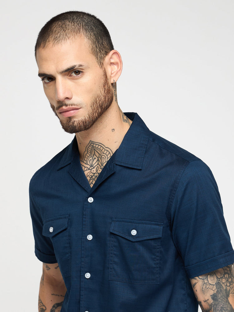 Double Pocket Short Sleeve Shirt