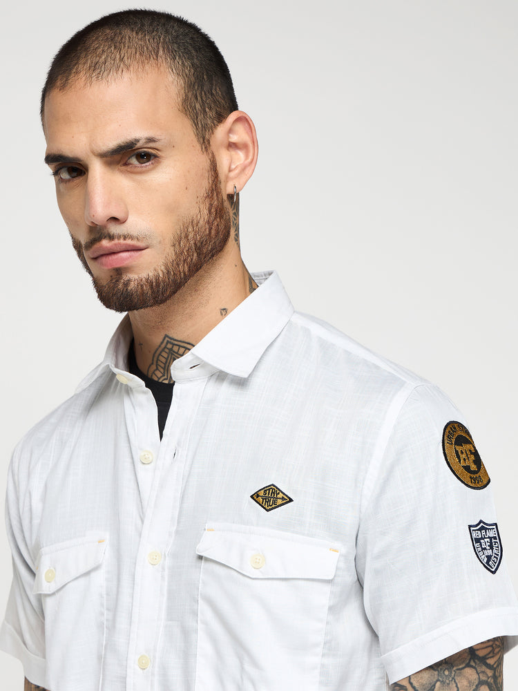 Double Pocket Short Sleeve Shirt