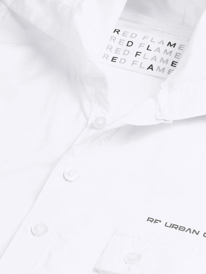 Double Pocket Hooded Shirt
