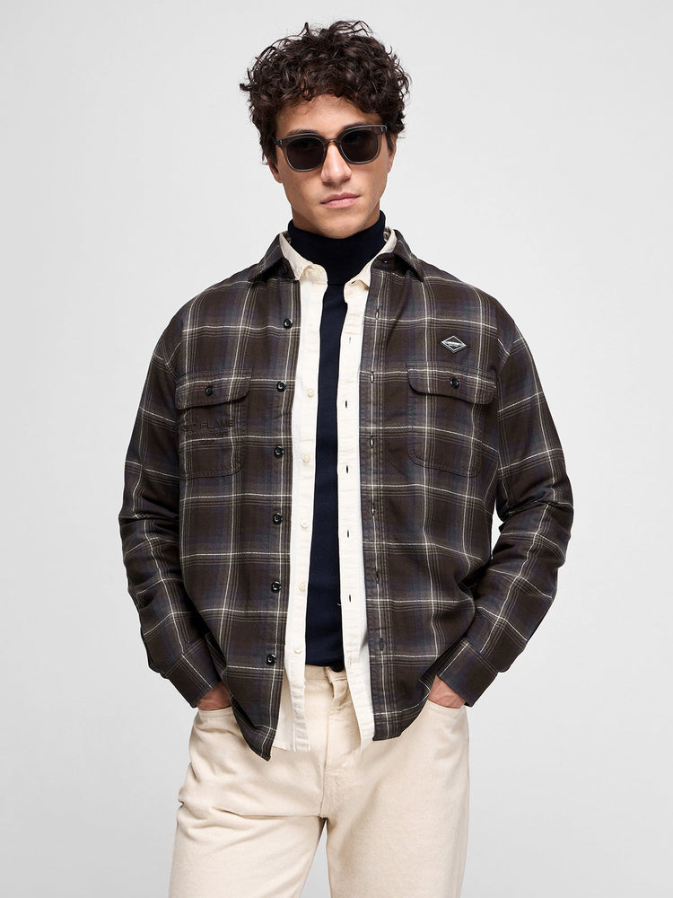 Checked Over Shirt