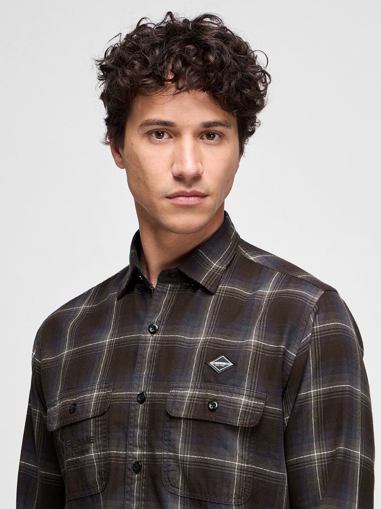 Checked Over Shirt