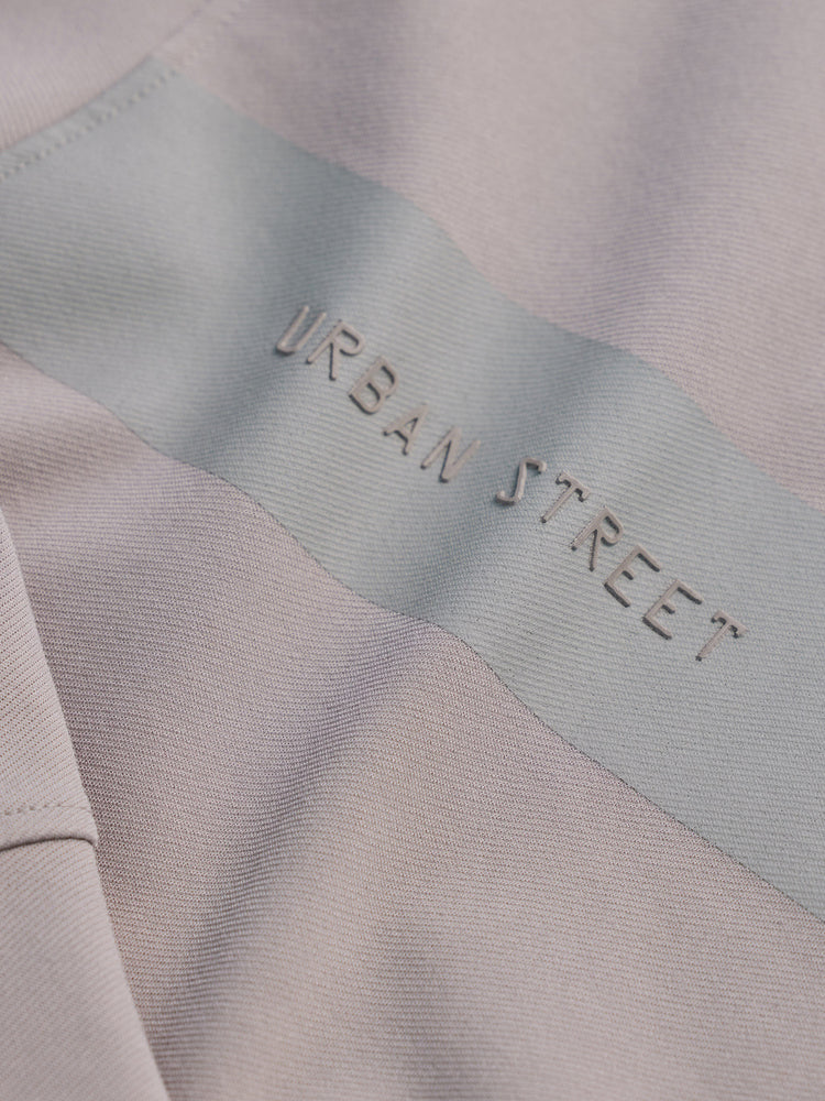 Grey Twill Crew Neck Sweatshirt