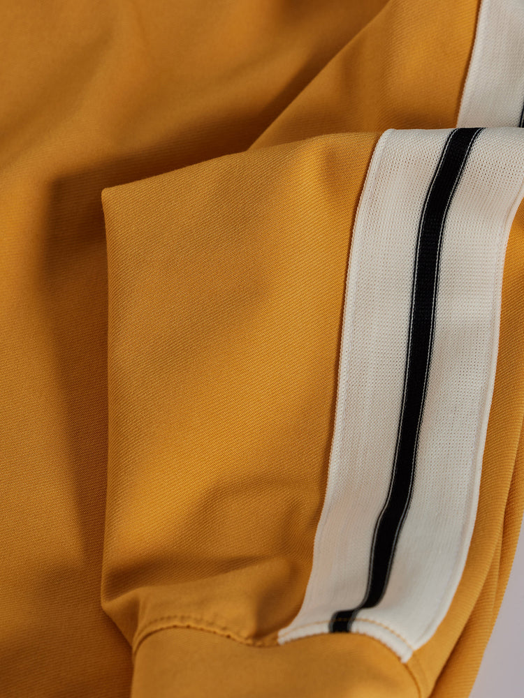 Yellow Chest Print Stretch Sweatshirt