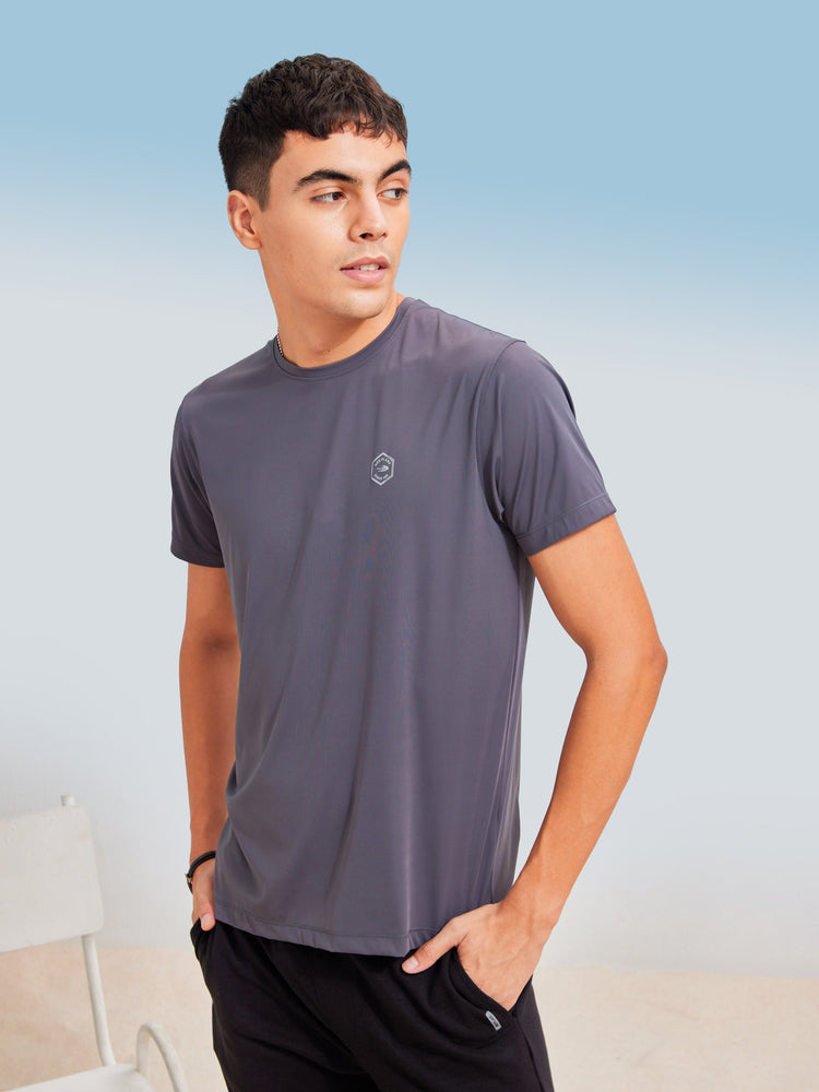 Chest Logo Stretch T-Shirt