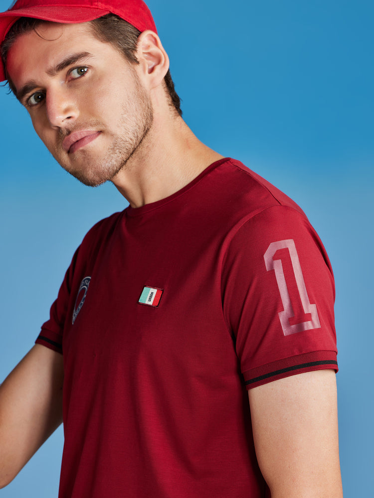 Chest Logo Stretch T-Shirt
