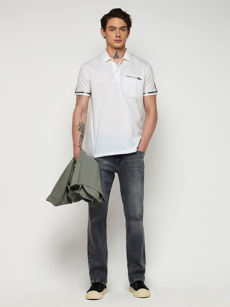 Stretch Solid Polo