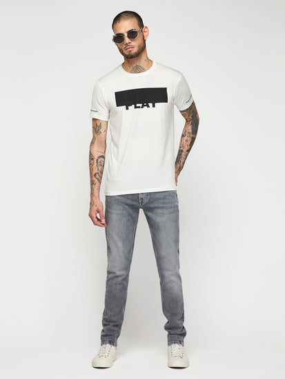 Chest Graphic Stretch T-Shirt