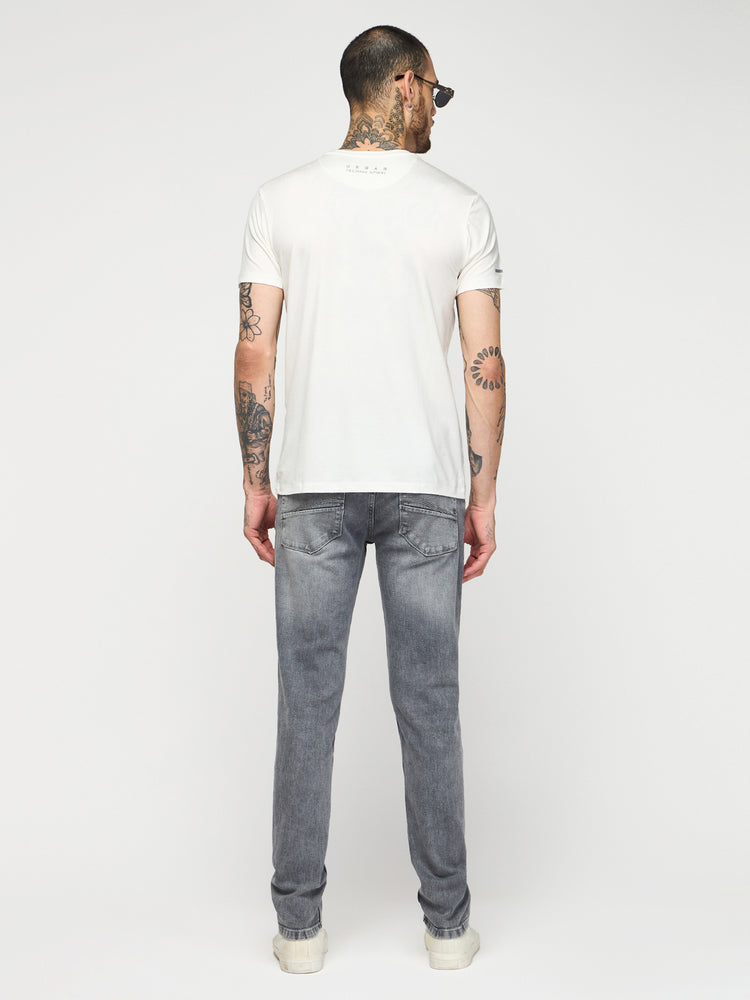 Chest Graphic Stretch T-Shirt