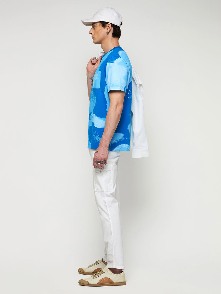 Relaxed Fit Abstract Print T-Shirt
