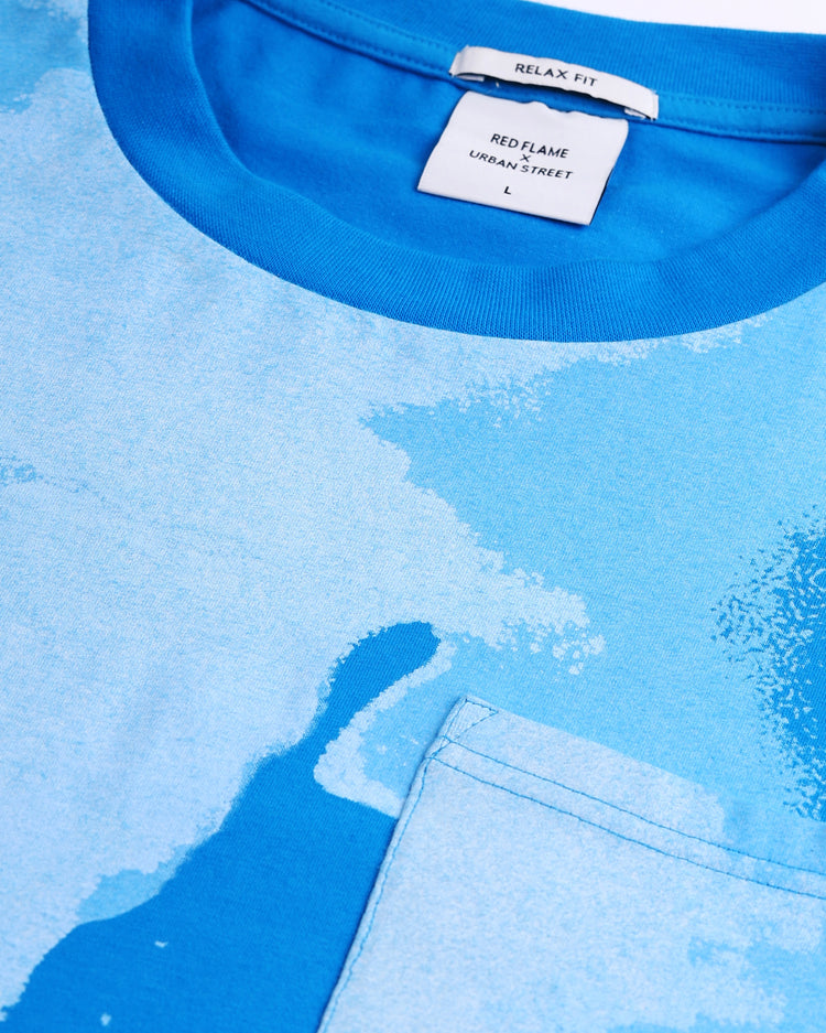 Relaxed Fit Abstract Print T-Shirt