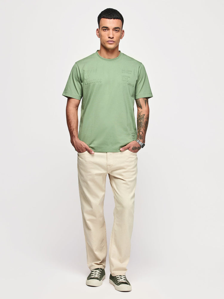 Relaxed Fit Embossed T-Shirt