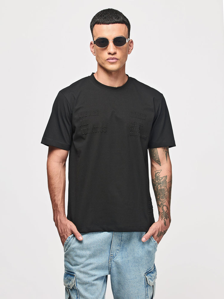 Relaxed Fit Embossed T-Shirt