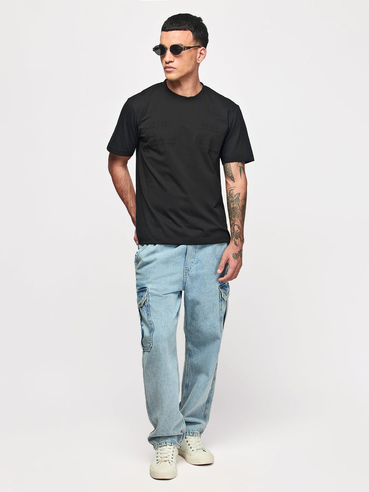 Relaxed Fit Embossed T-Shirt